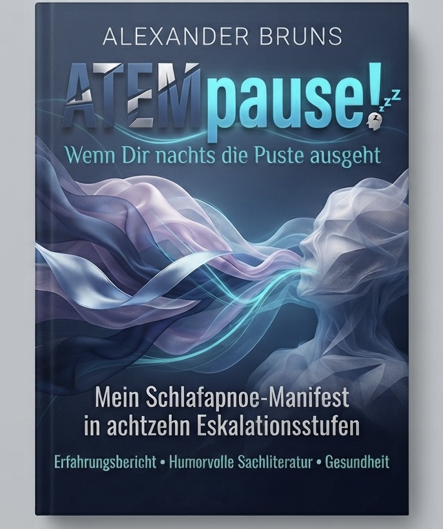 Buchcover ATEMpause! - Wenn Dir nachts die Puste ausgeht von Alexander Bruns